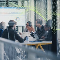 Team at a conference table